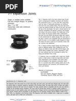 MeasurIT Red Valve Expansion Joints J1 0802