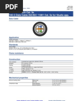 Premium Patch Cat. 5e 100 Data Cable ISO/IEC 11801 Cat. 5e For Studio App