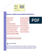 Random Variables and Probability Distributions