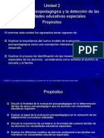 Evaluacion Psicopedagógica y Detección de Necesidades Educativas Especiales (NEE)