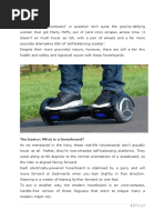 Brief Report - Hover Board