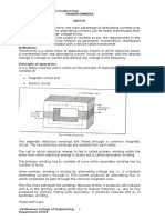 Unit III (Transformer)