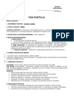 Fisa Post Controlor Calitate Model