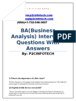 BA (Business Analysis) Interview Questions With Answers: By: P2Cinfotech