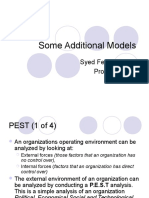 Some Additional Models: Syed Ferhat Anwar Professor, IBA