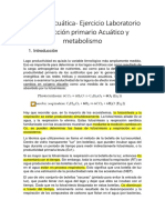 Producción de O2 en Un Ecosistema Acuatico. Guia de Campo