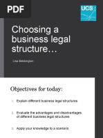 Business Legal Structures PPT 1