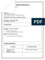 Reprduction in Plans Lesson Plan