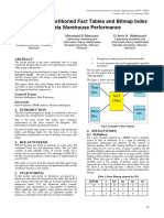 The Impact of Partitioned Fact Tables and Bitmap Index On Data Warehouse Performance