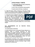 Capitulo 12. Politica Fiscal y Mixta