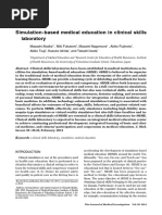 Simulation-Based Medical Education in Clinical Skills Laboratory