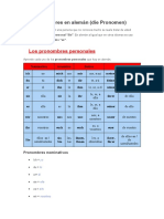 Los Pronombres en Alemán