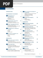 Professional English in Use Management Upper Intermediate Book With Answers Table of Contents