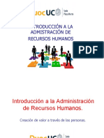 Introducción A La Administración de RRHH