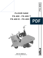 Golz FS400 Operators and Parts Manual