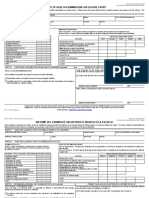 Report of Health Examination For School Entry: To Be Filled Out by A Parent or Guardian