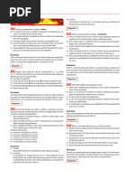 Termologia 2 - Questões Resolvidas