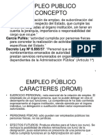 Empleo Público Concepto - Naturaleza Juridica