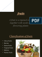 Fruits: A Fruit Is A Ripened Ovary Together With Seeds of A Flowering Plants