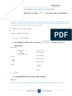 Ejercicios de Curso PRE PAES Resueltos