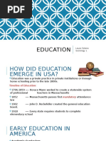 Project 2 - Education