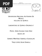 Punto de Ebullición Destilación Simple y A Presión Reducida