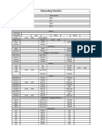 Onboarding Checklist: Company Information Name: Phone Number: Address: Suite: City: Zip: Industry: Email: Isp: Telco