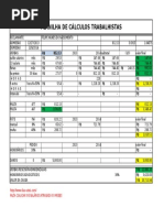 Planilha Calculos - Trabalhista