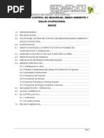 Informe de Control de Seguridad, Medio Ambiente y Salud Ocupacional (Reparación Mayor de Alcantarillas Metálicas) - Huarmaca