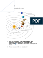 EXAMEN - Science 3 - The Universe