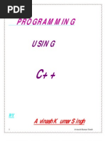 Programming Using C++