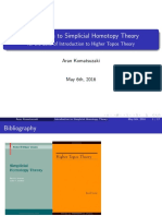 Introduction To Simplicial Homotopy Theory