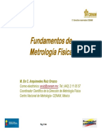 Metrologia Fisica Basica I