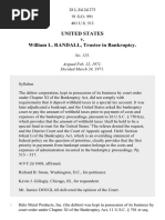 United States v. Randall, 401 U.S. 513 (1971)