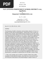 San Antonio Independent School Dist. v. Rodriguez, 411 U.S. 1 (1973)