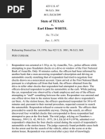 Texas v. White, 423 U.S. 67 (1975)