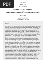 United States v. United Continental Tuna Corp., 425 U.S. 164 (1976)