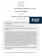 Novack Investment Company, Etc. v. Chester W. Setser, 454 U.S. 1064 (1981)