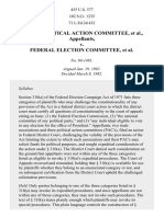 Bread Political Action Committee v. FEC, 455 U.S. 577 (1982)