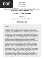 Roberts v. United States Jaycees, 468 U.S. 609 (1984)