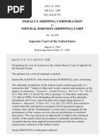 Peralta Shipping Corporation v. Smith & Johnson (Shipping) Corp, 470 U.S. 1031 (1985)