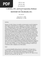 Cargill, Inc. v. Monfort of Colo., Inc., 479 U.S. 104 (1986)