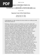 BE&K Constr. Co. v. NLRB, 536 U.S. 516 (2002)