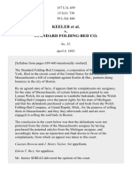 Keeler v. Standard Folding Bed Co., 157 U.S. 659 (1895)