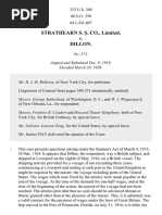 Strathearn SS Co. v. Dillon, 252 U.S. 348 (1920)