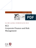 KC-02 Corporate Finance & Risk Management