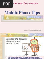 Mobile Manners