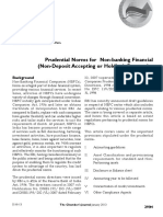 Prudential Norms For Non-Banking Financial (Non-Deposit Accepting or Holding) Companies