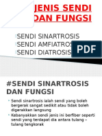 3 Jenis Sendi Dan Fungsi