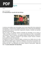 El Maravilloso Mundo de Las Letras PDF